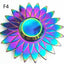 Gyro Hand Fidget Spinner Rainbow Colorful Anti-Anxiety Toy Zinc Alloy Hot Wheels