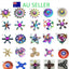 Gyro Hand Fidget Spinner Rainbow Colorful Anti-Anxiety Toy Zinc Alloy Hot Wheels